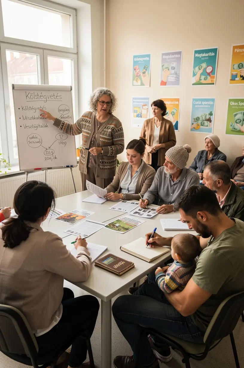 Költségvetési tervező és egyszerű pénzügyi könyvek kisjövedelmű háztartások számára.
